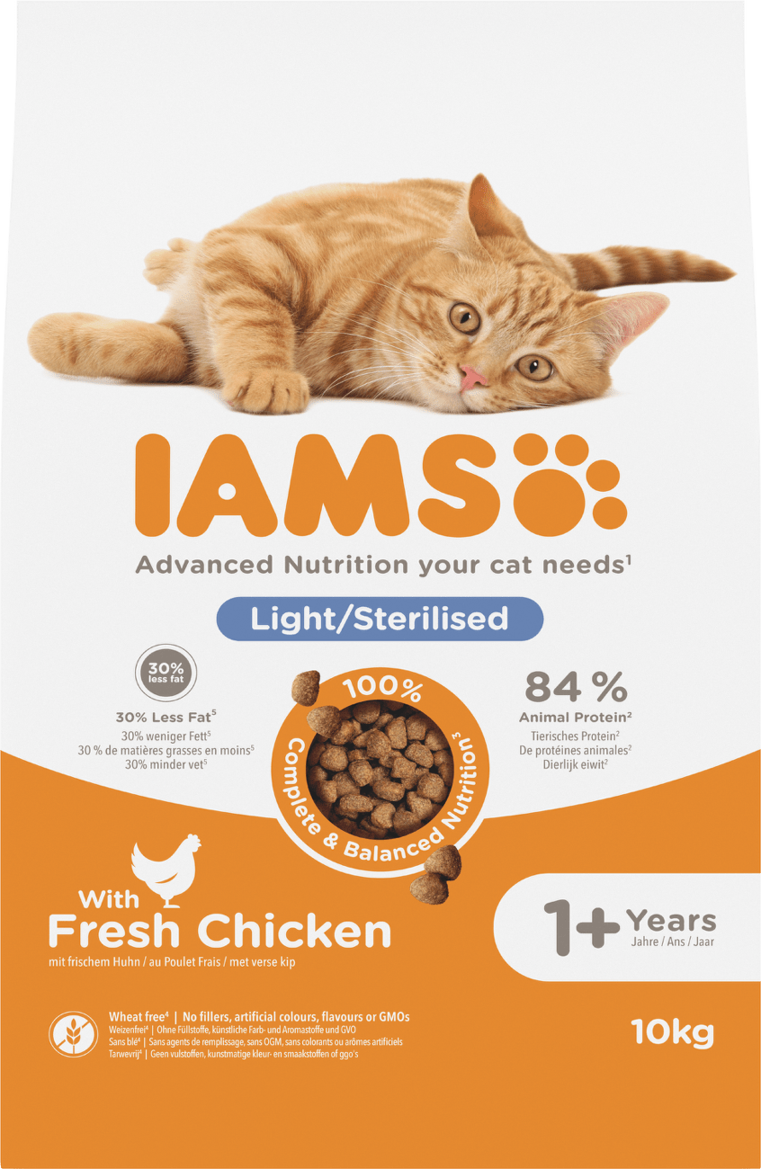 IAMS Cat Adult Sterilised Chicken 10kg