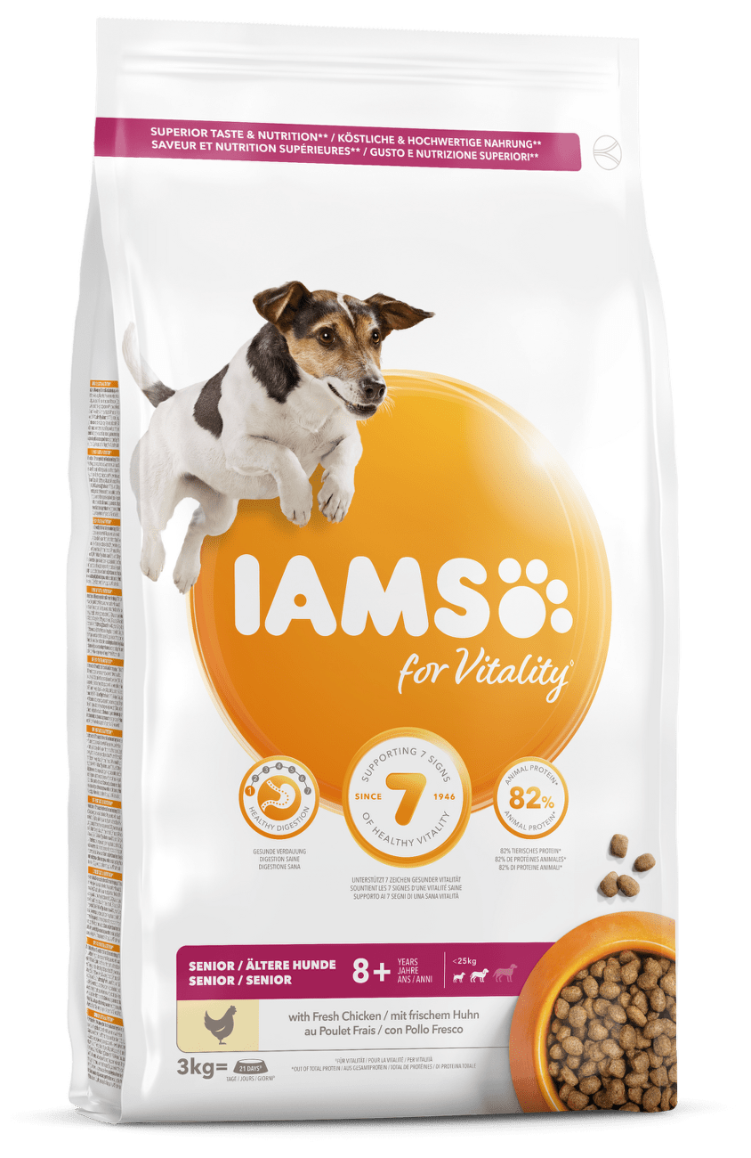 IAMS Dog Senior Small & Medium Chicken 3kg