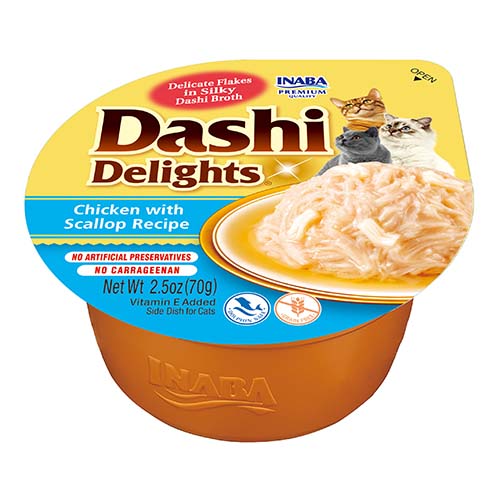 Inaba Dashi Delights vanička kuře s hřebenatkou 70 g