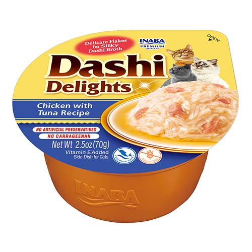 Inaba Dashi Delights vanička kuře s tuňákem 70 g