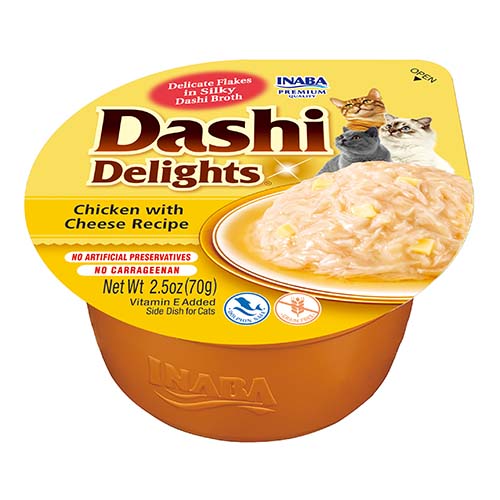 Inaba Dashi Delights vanička kuře se sýrem 70 g
