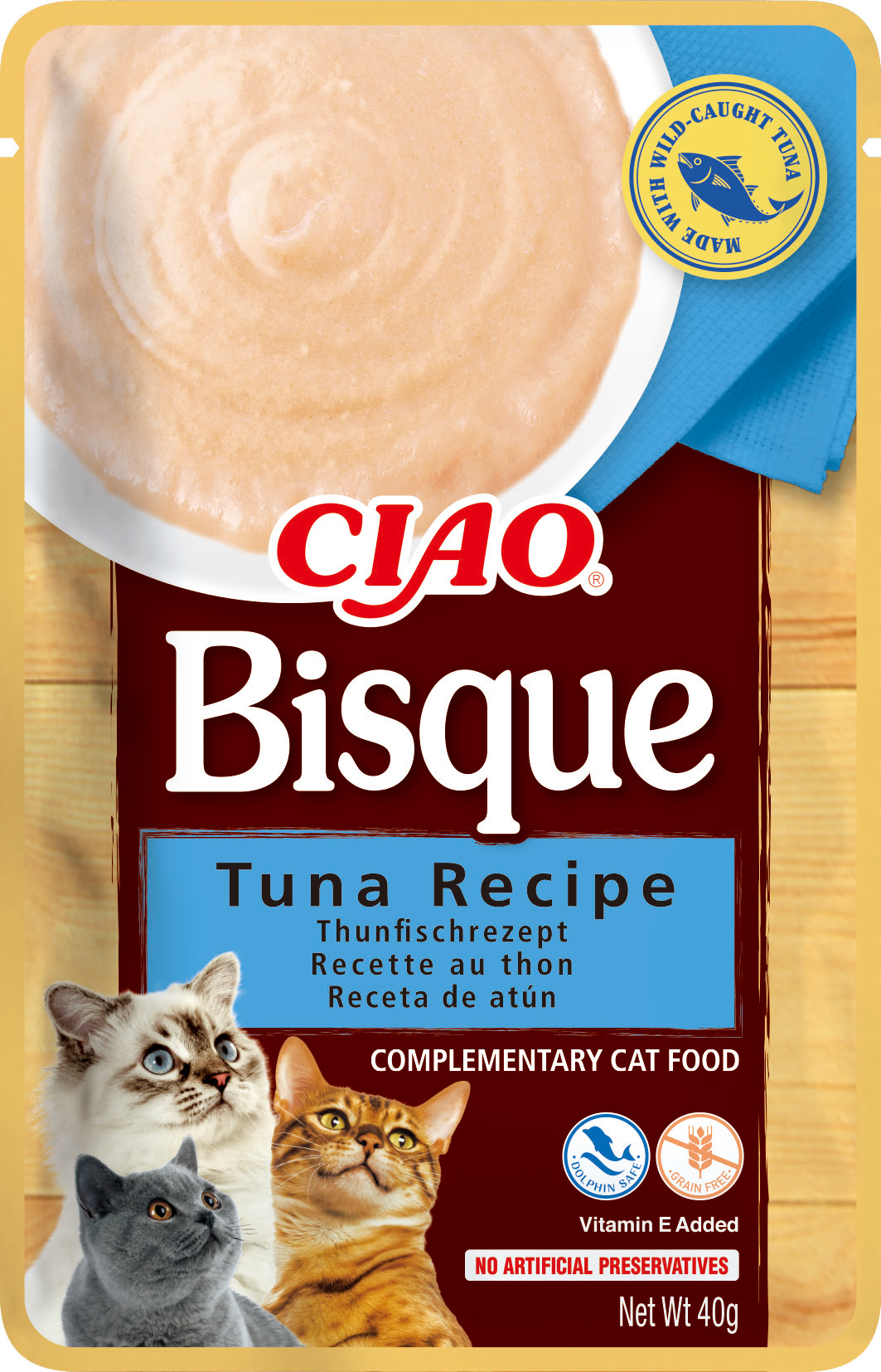 Inaba Kapsička Churu Bisque - tuňák 40 g