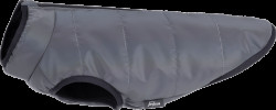 Kabát pro psy Amiplay Petrol reflexní šedý 50 × 49 × 67–74 cm