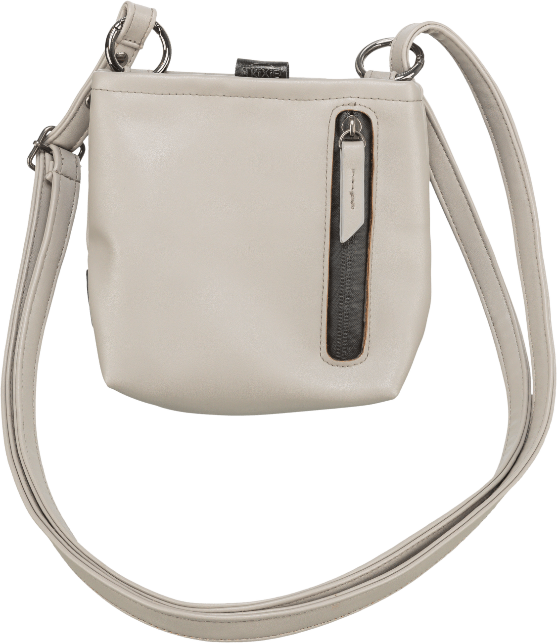 Kapsa na pamlsky CityStyle 2v1 Trixie 15 x 15 cm světle šedá umělá kůže