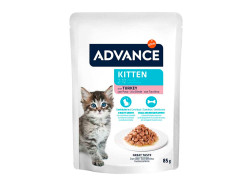 Kapsička Advance Kitten krůtí 85 g