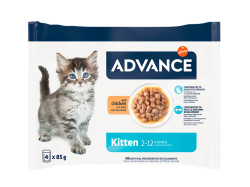 Kapsička Advance Kitten kuře 4 x 85 g