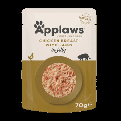 Kapsička Applaws cat kuře, jehně v želé 70g