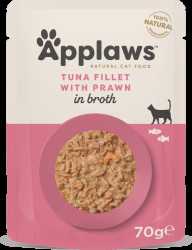 Kapsička Applaws Cat tuňák, krevety 70g