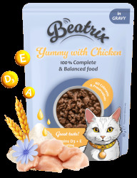 Kapsička Beatrix Adult Cat s kuřecím 85g