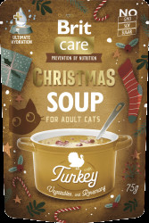 Kapsička Brit Care Cat Christmas krůtí polévka s mrkví 75g
