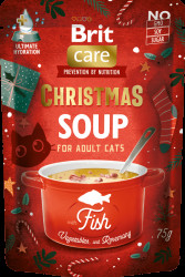 Kapsička Brit Care Cat Christmas rybí polévka se zeleninou a rozmarýnem 75g
