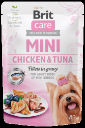 Kapsička Brit Care Mini Chicken & Tuna fillets in gravy 85g