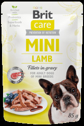 Kapsička Brit Care Mini Lamb fillets in gravy 85g