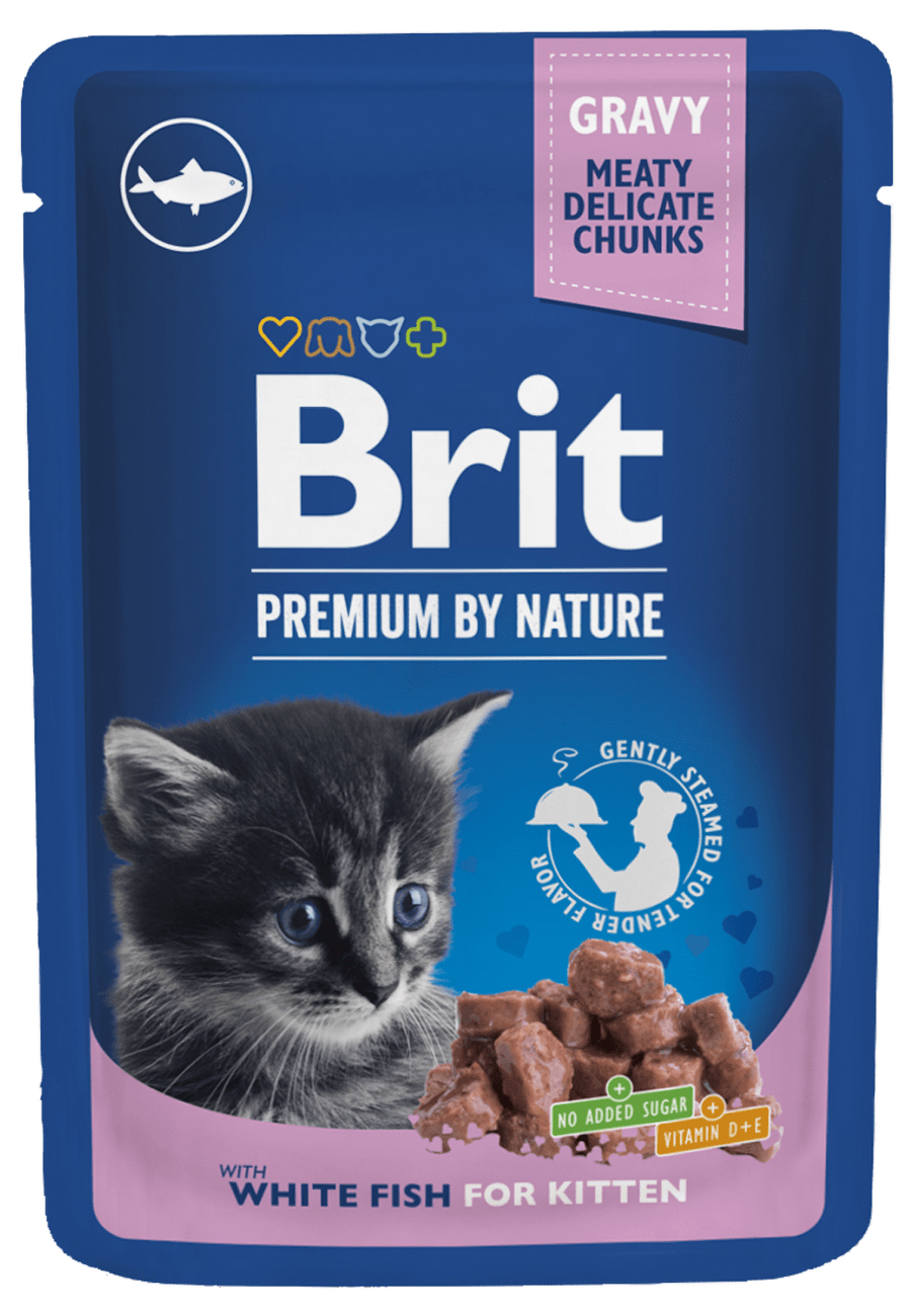 Kapsička Brit Premium Kitten Fish 100g