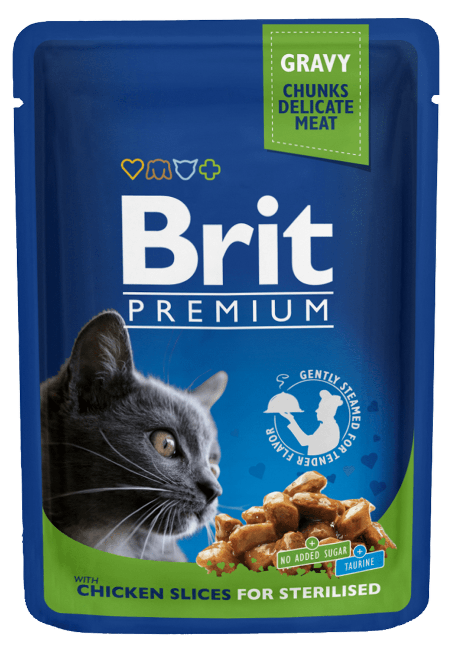 Kapsička Brit Premium Sterilised Chicken 100g