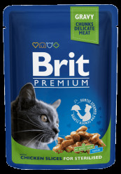 Kapsička Brit Premium Sterilised Chicken 100g