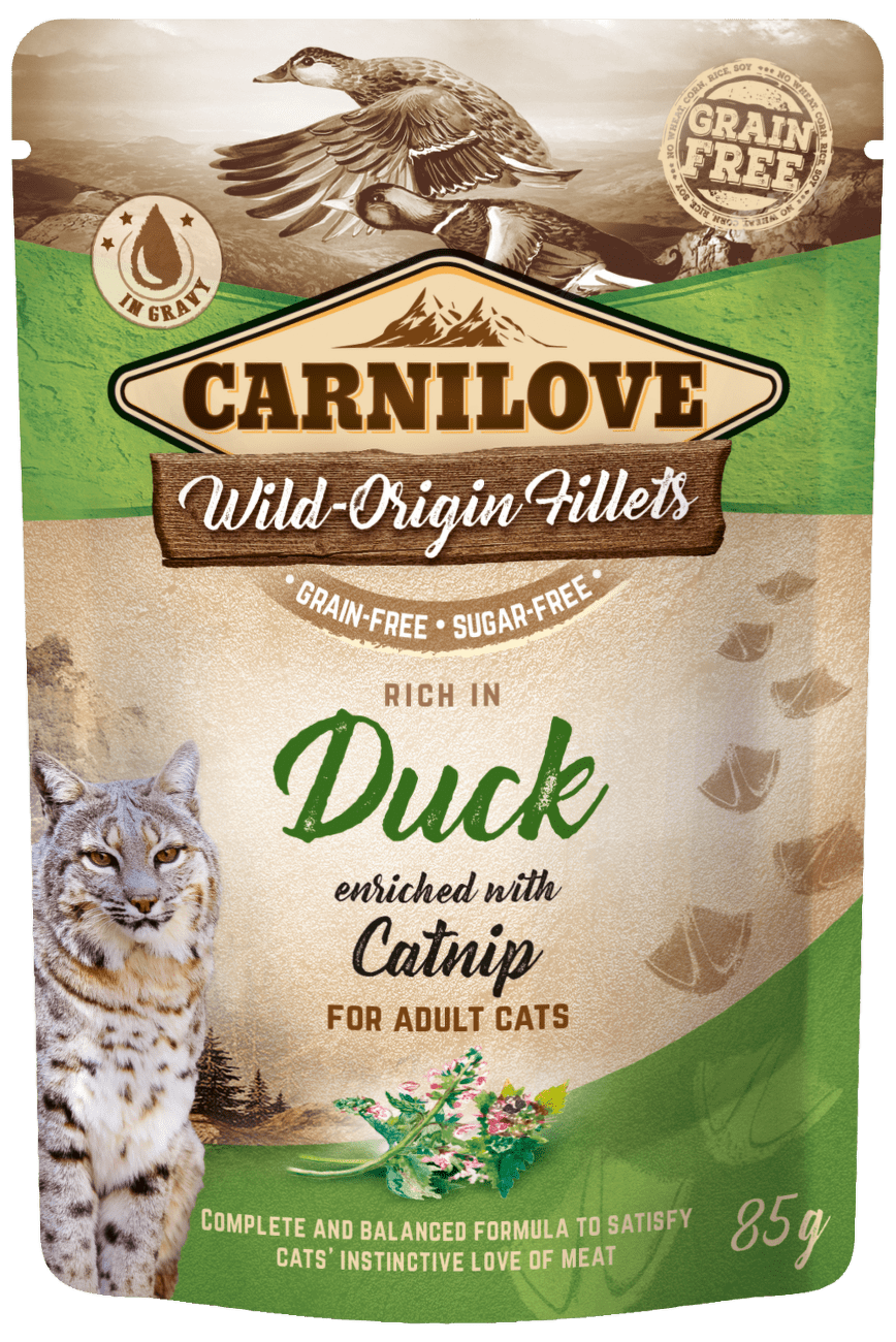 Kapsička Carnilove Cat Pouch kachna se šantou 85g