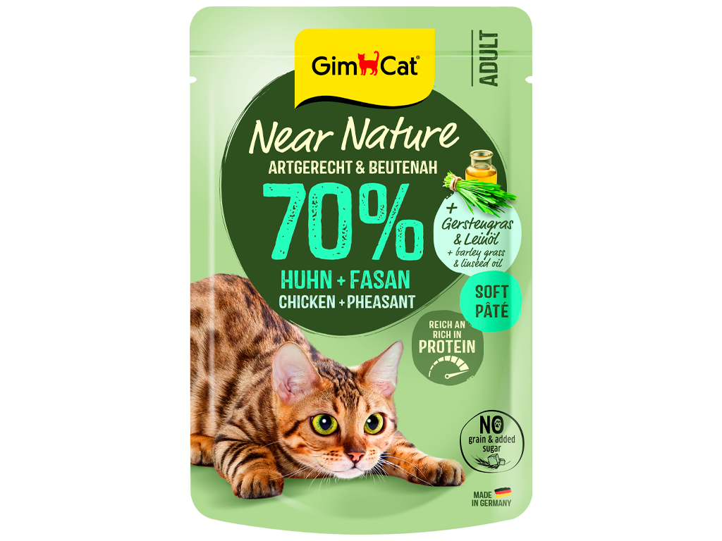 Kapsička GimCat Near Nature kuře a bažant 85 g