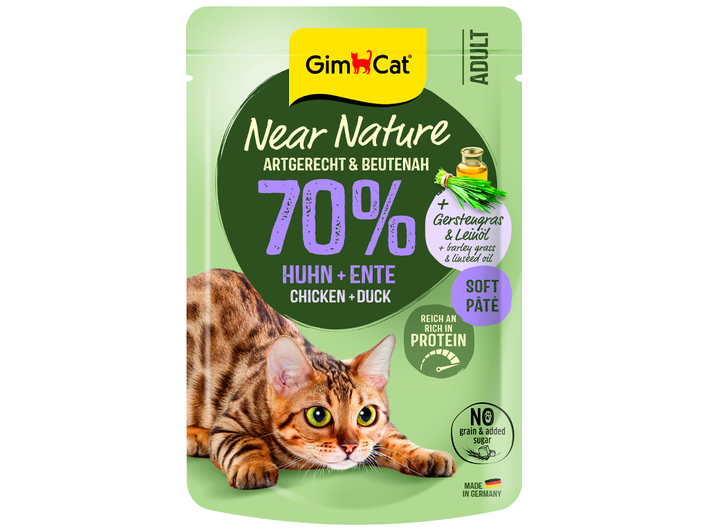 Kapsička GimCat Near Nature kuře a kachna 85 g