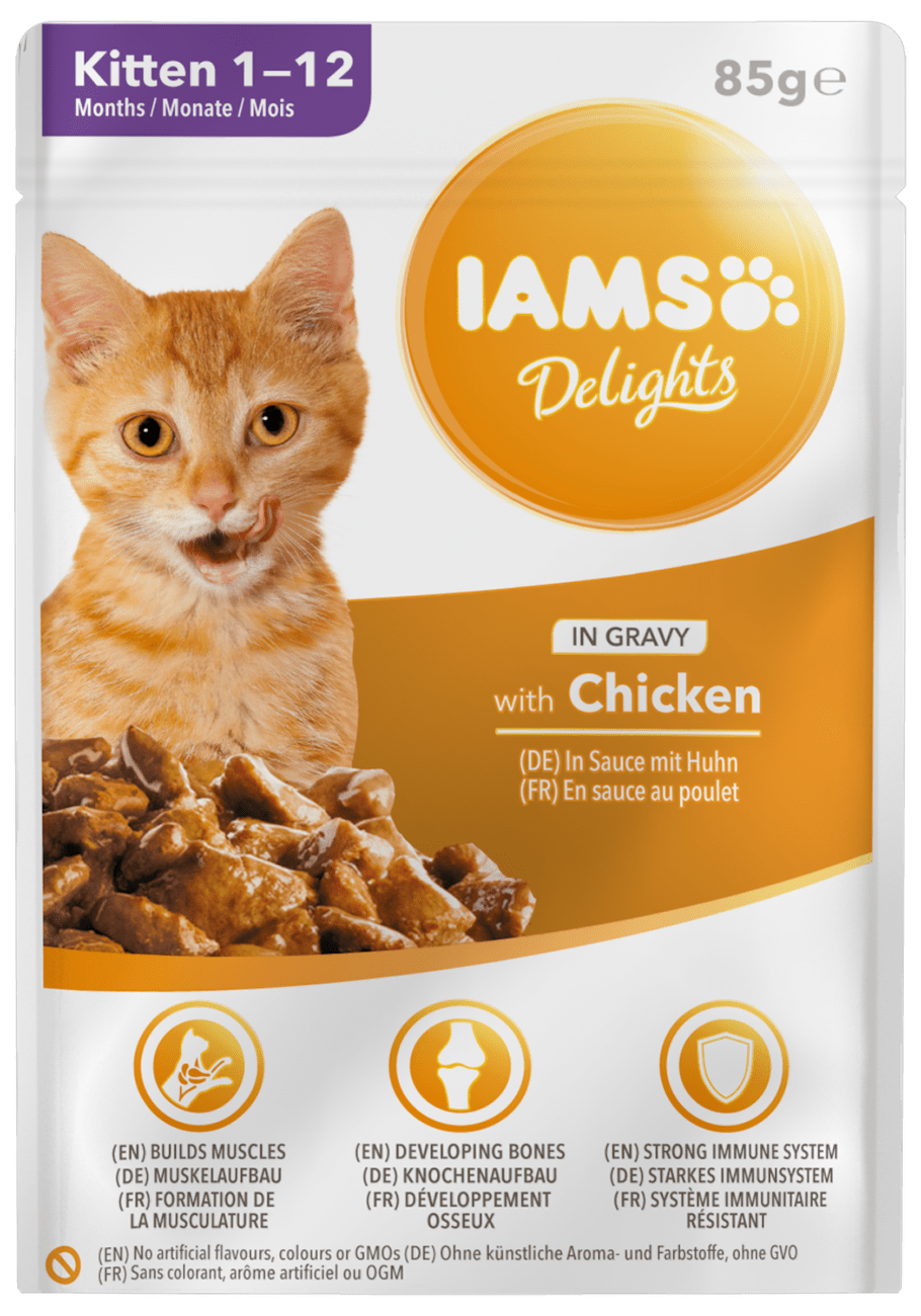 Kapsička IAMS pro koťata v omáčce 85g