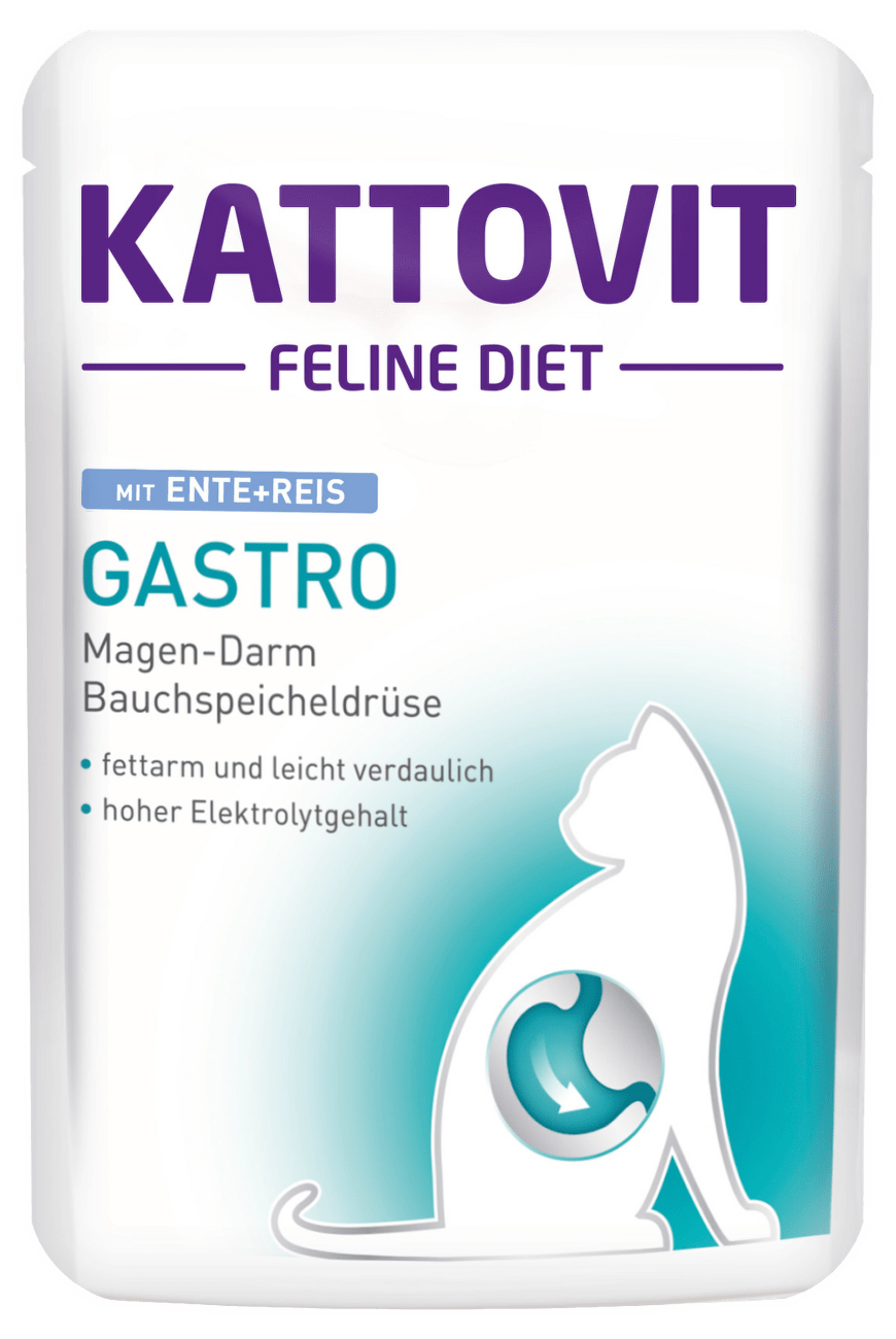 Kapsička Kattovit Gastro kachna/rýže 85g
