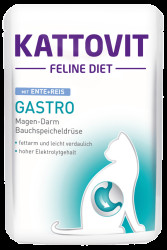Kapsička Kattovit Gastro kachna/rýže 85g