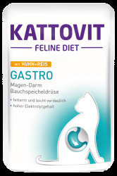 Kapsička Kattovit Gastro kuře/rýže 85g