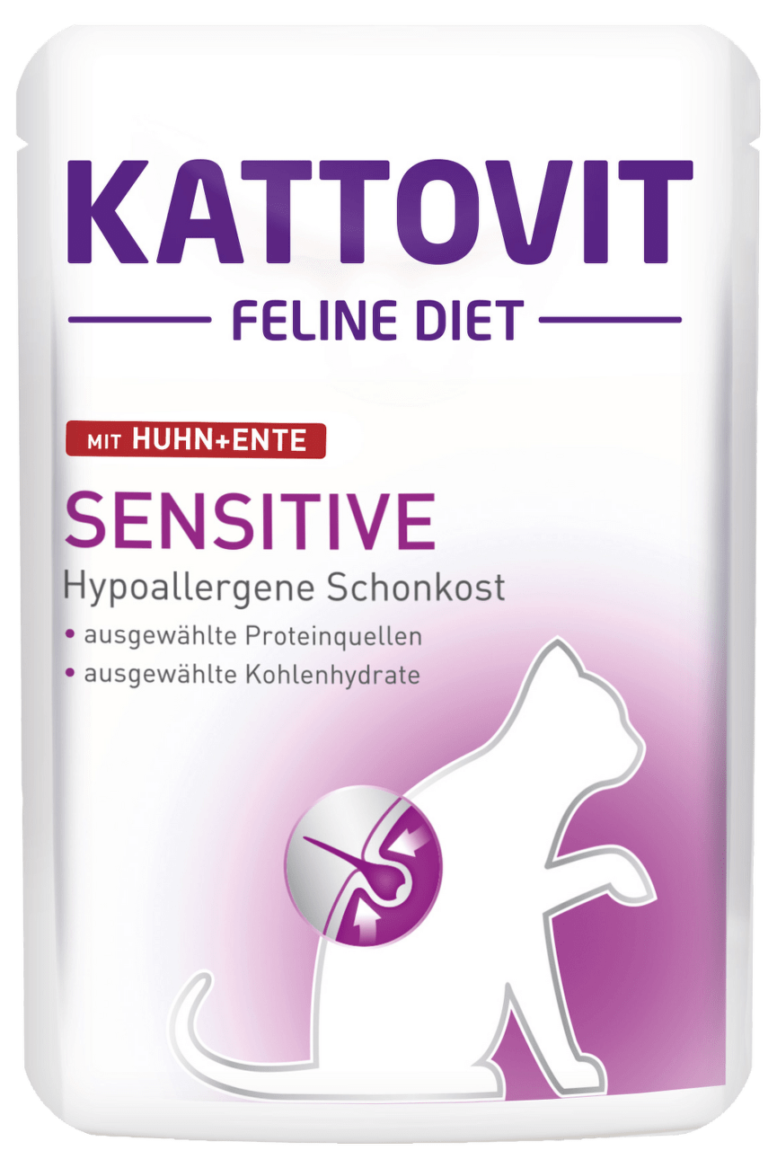 Kapsička Kattovit Sensitive kuře a kachna 85g