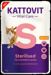 Kapsička KATTOVIT VITAL CARE  Sterilized 85g