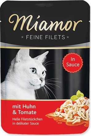 Kapsička MIAMOR Feine Filets kuře+rajče v omáčce 100 g