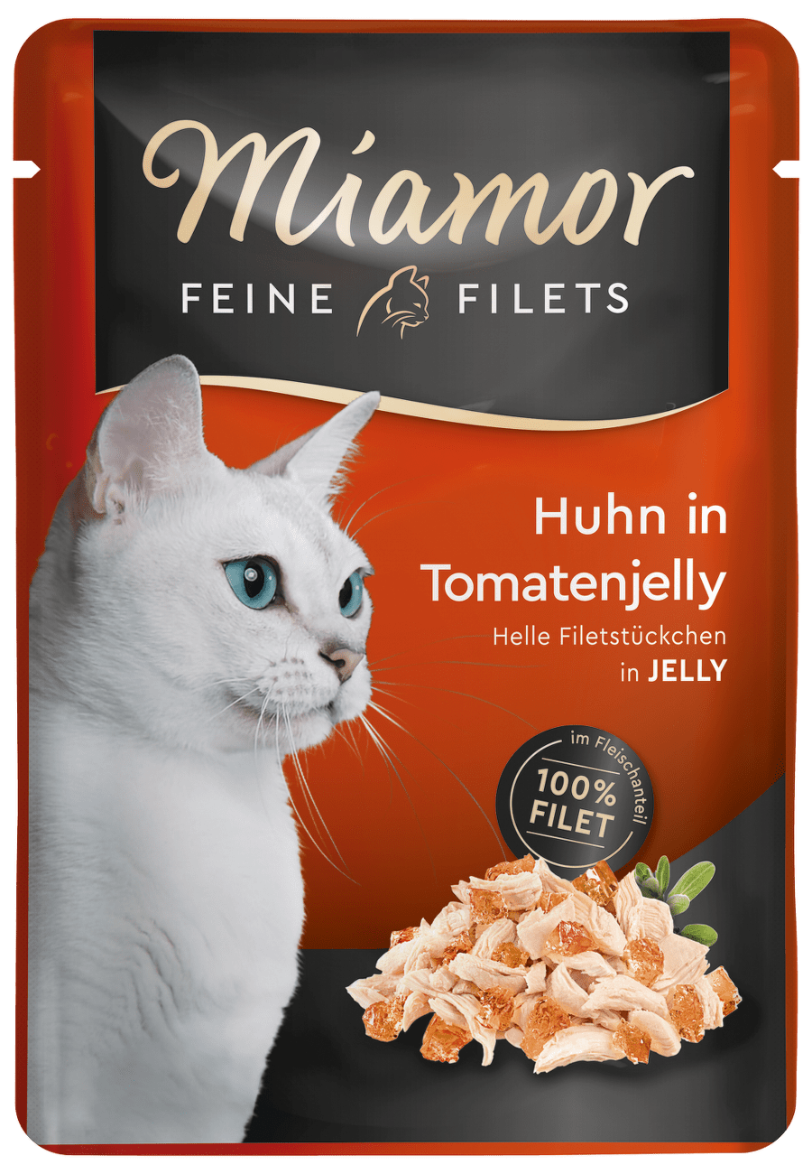 Kapsička MIAMOR Feine Filets kuře + rajče v želé 100g