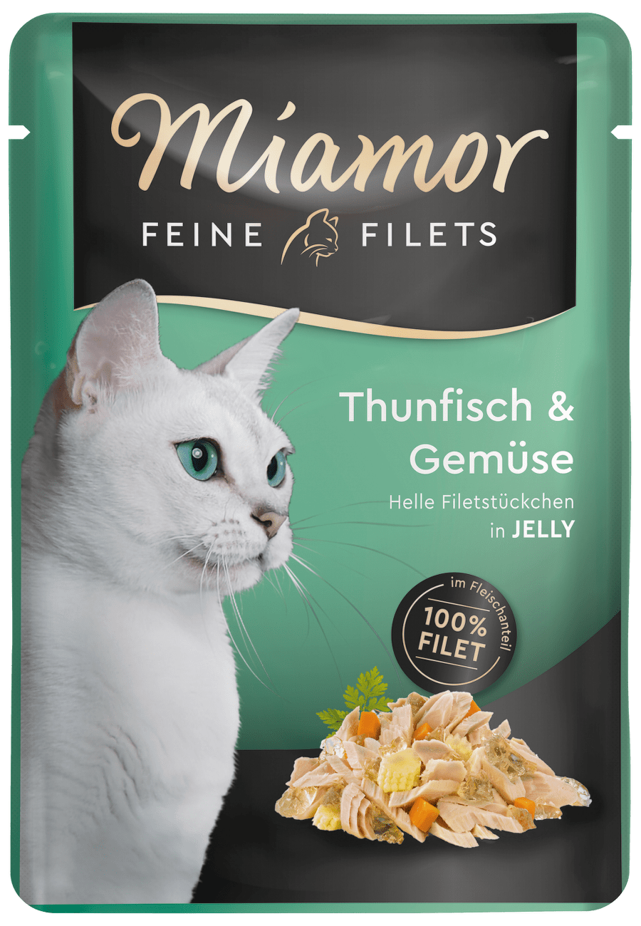 Kapsička MIAMOR Feine Filets tuňák + zelenina v želé 100g
