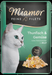 Kapsička MIAMOR Feine Filets tuňák + zelenina v želé 100g