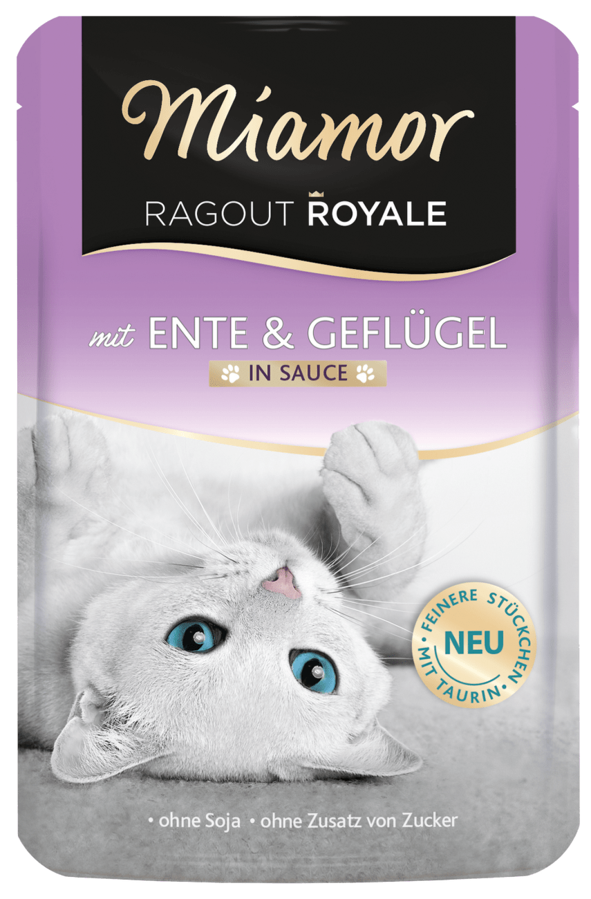 Kapsička MIAMOR Ragout Royale kachna + drůbež ve šťávě 100g