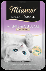 Kapsička MIAMOR Ragout Royale kachna + drůbež ve šťávě 100g