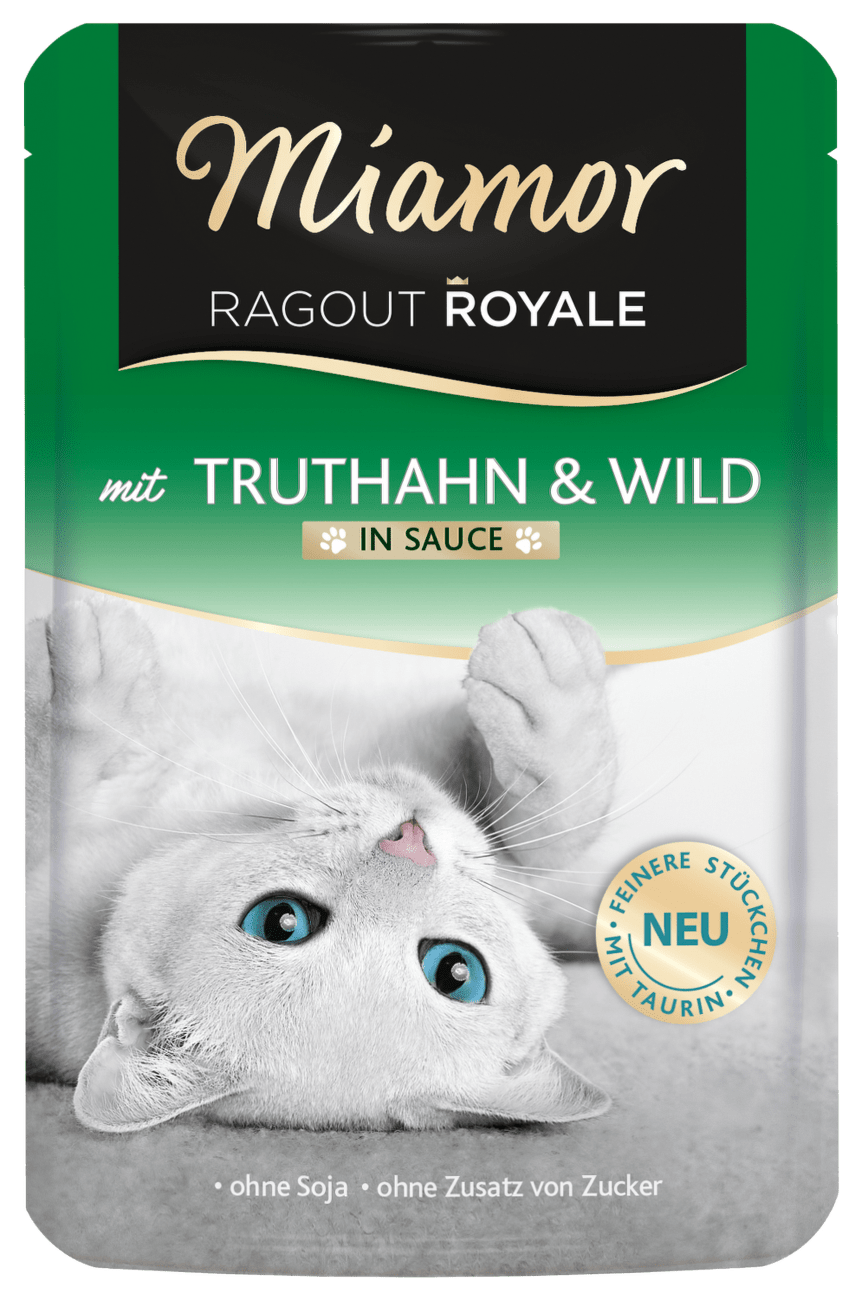 Kapsička MIAMOR Ragout Royale krocan + zvěřina ve šťávě 100g