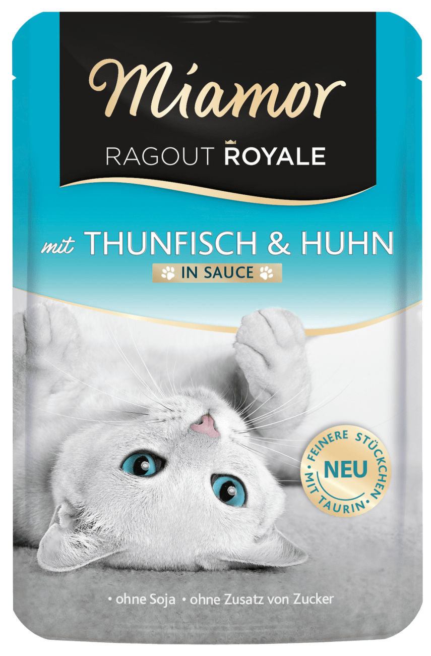 Kapsička Miamor Ragout Royale tuňák + kuře ve šťávě 100g
