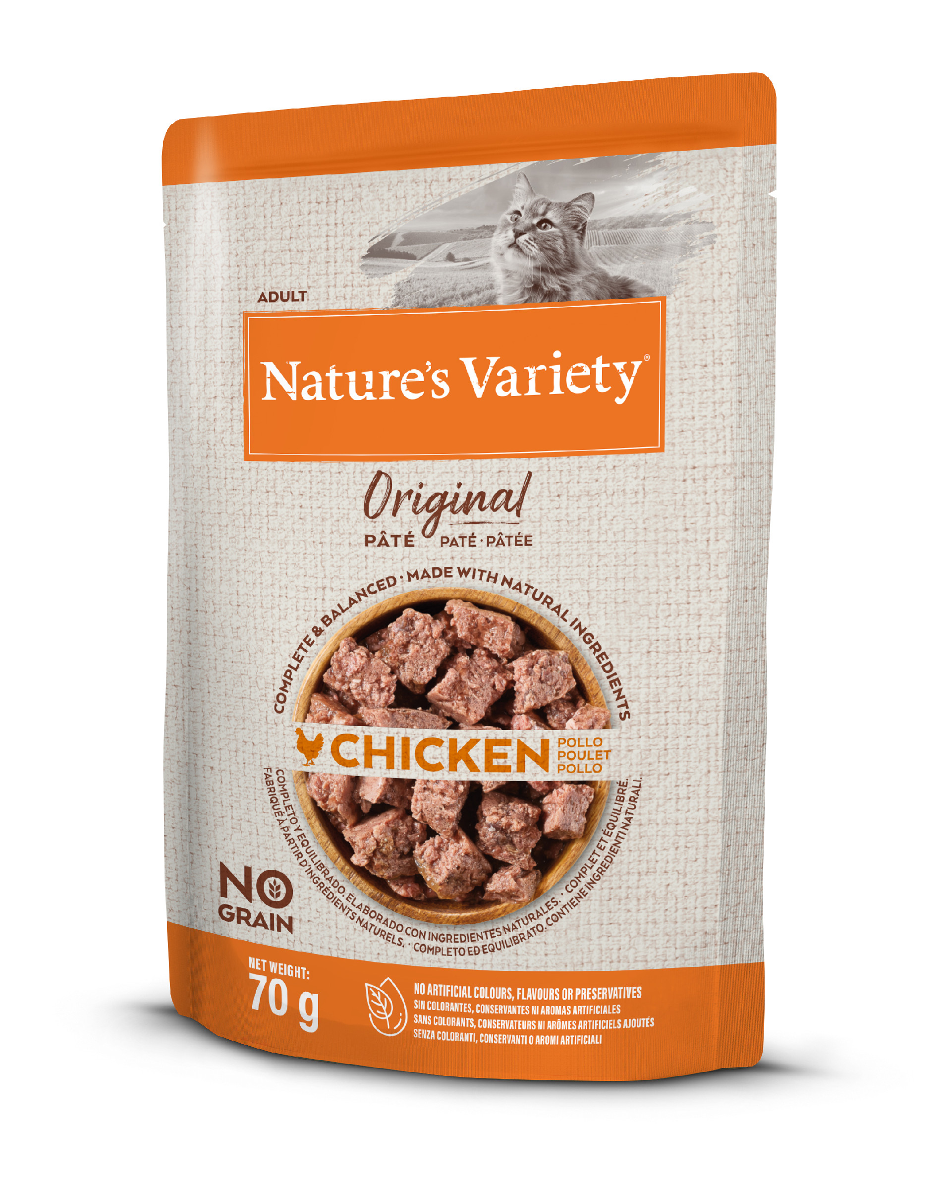 Kapsička Nature's Variety Original pro dospělé kočky s kuřecím 70 g
