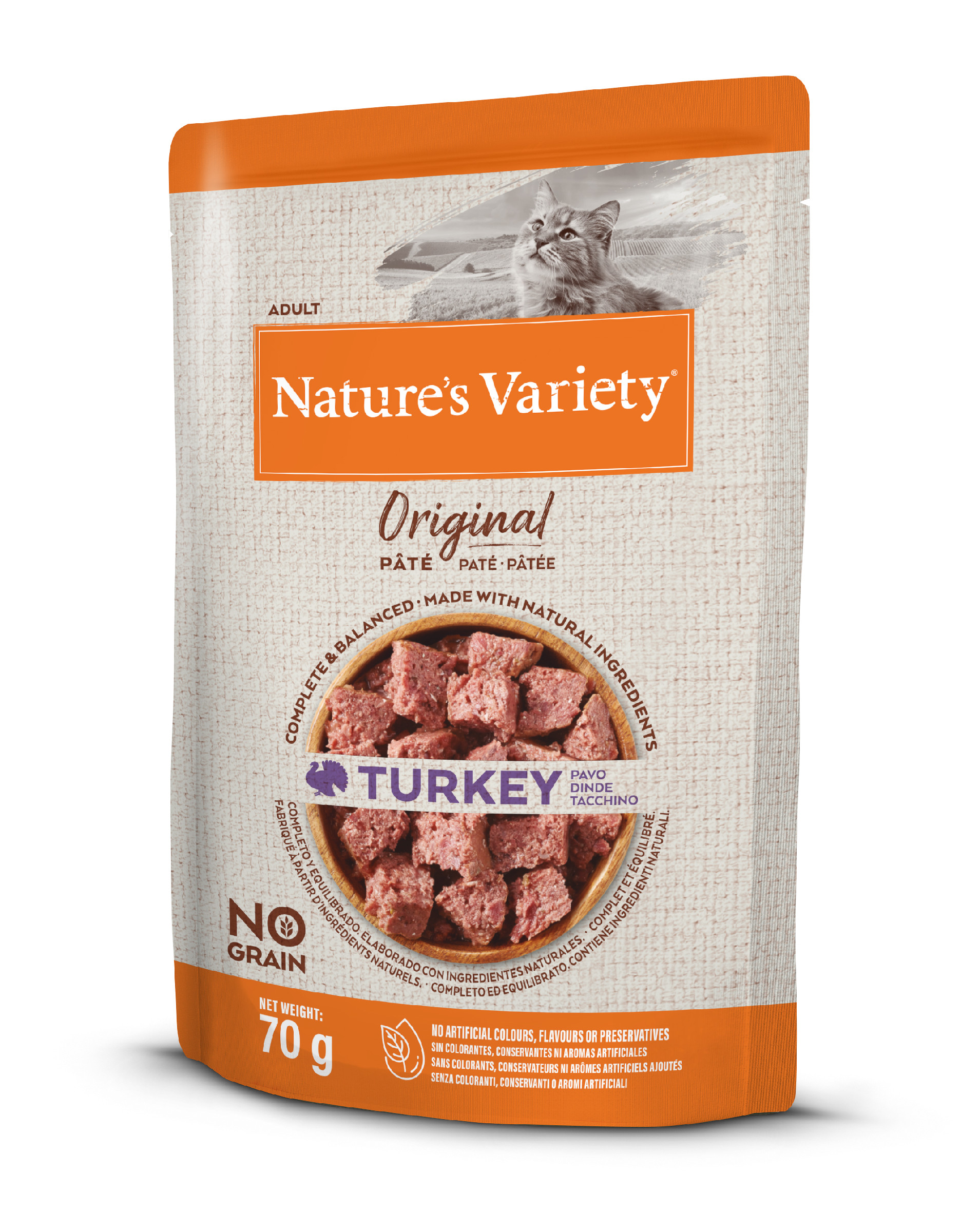 Kapsička Nature's Variety Original pro kočky s krůtou 70 g