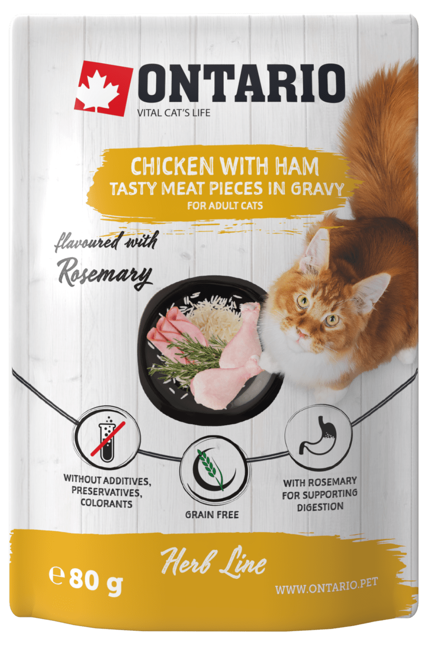 Kapsička Ontario Herb Chicken with Ham 80g