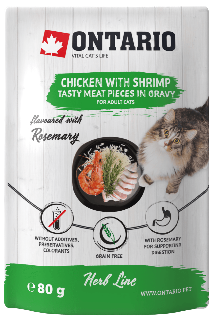 Kapsička Ontario Herb Chicken with Shrimps 80g