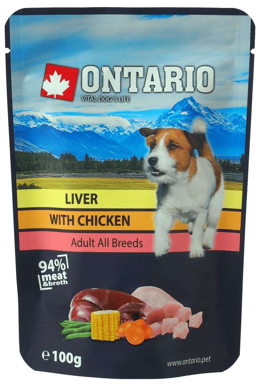 Kapsička Ontario Liver with Chicken in Broth 100g