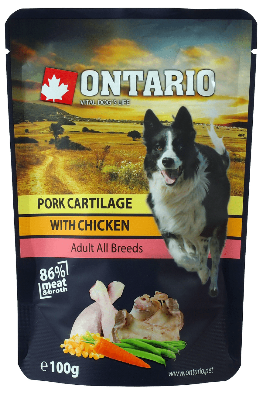 Kapsička Ontario Pork Cartilage with Chicken in Broth 100g