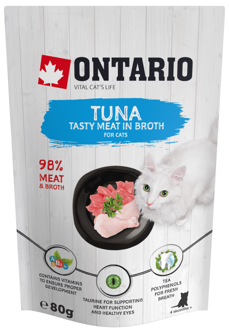 Kapsička Ontario Tuna in Broth 80g