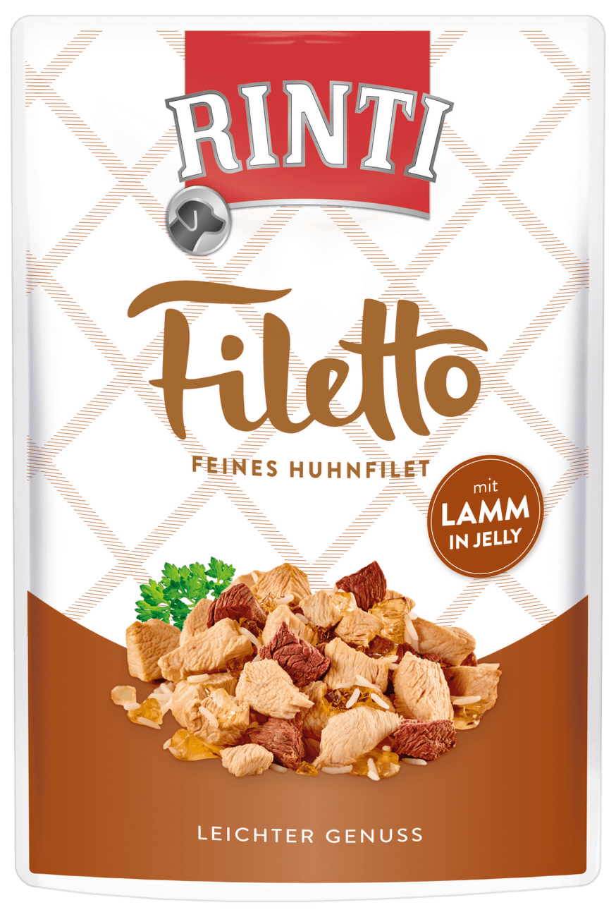 Kapsička Rinti Filetto kuře+jehně v želé 100g