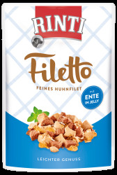 Kapsička Rinti Filetto kuře+kachna v želé 100g