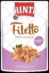 Kapsička Rinti Filetto kuře+šunka v želé 100g
