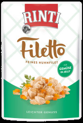 Kapsička Rinti Filetto kuře+zelenina v želé 100g