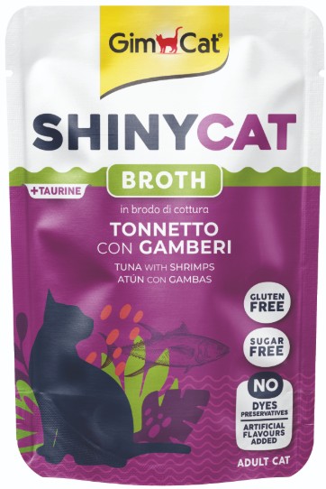 Kapsička ShinyCat tuňák + krevety 70 g