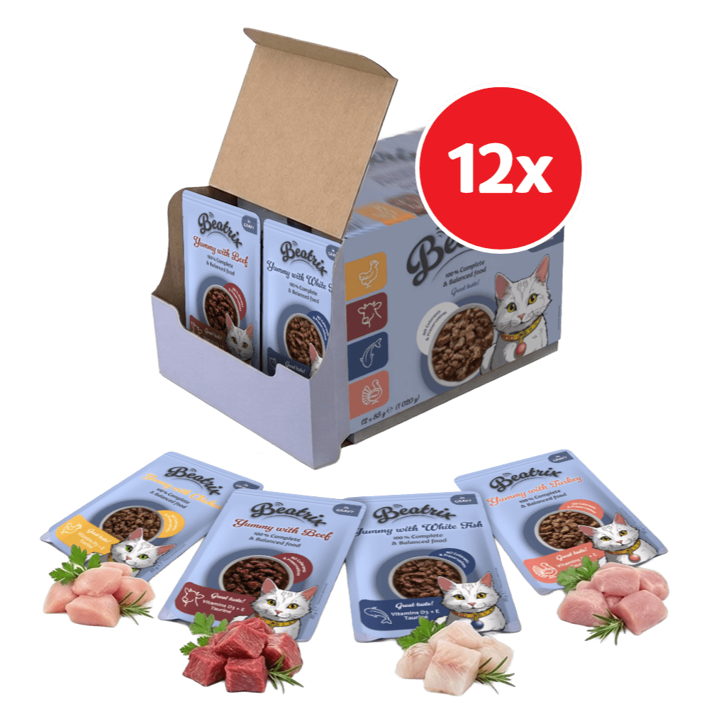 Kapsičky Beatrix Adult Cat box 12x85g